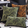 Animal Pattern Jacquard Cushion Cover