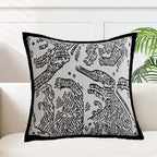 Animal Pattern Jacquard Cushion Cover