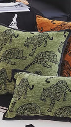 Animal Pattern Jacquard Cushion Cover